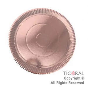 PLATO LAMINADO ROSA GOLD N.30 30CM x 10